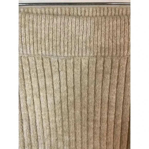 American Eagle Outfitters XS Tan Pull On Maxi Skirt Slit Side NWT MSRP $49.95 - Picture 3 of 8